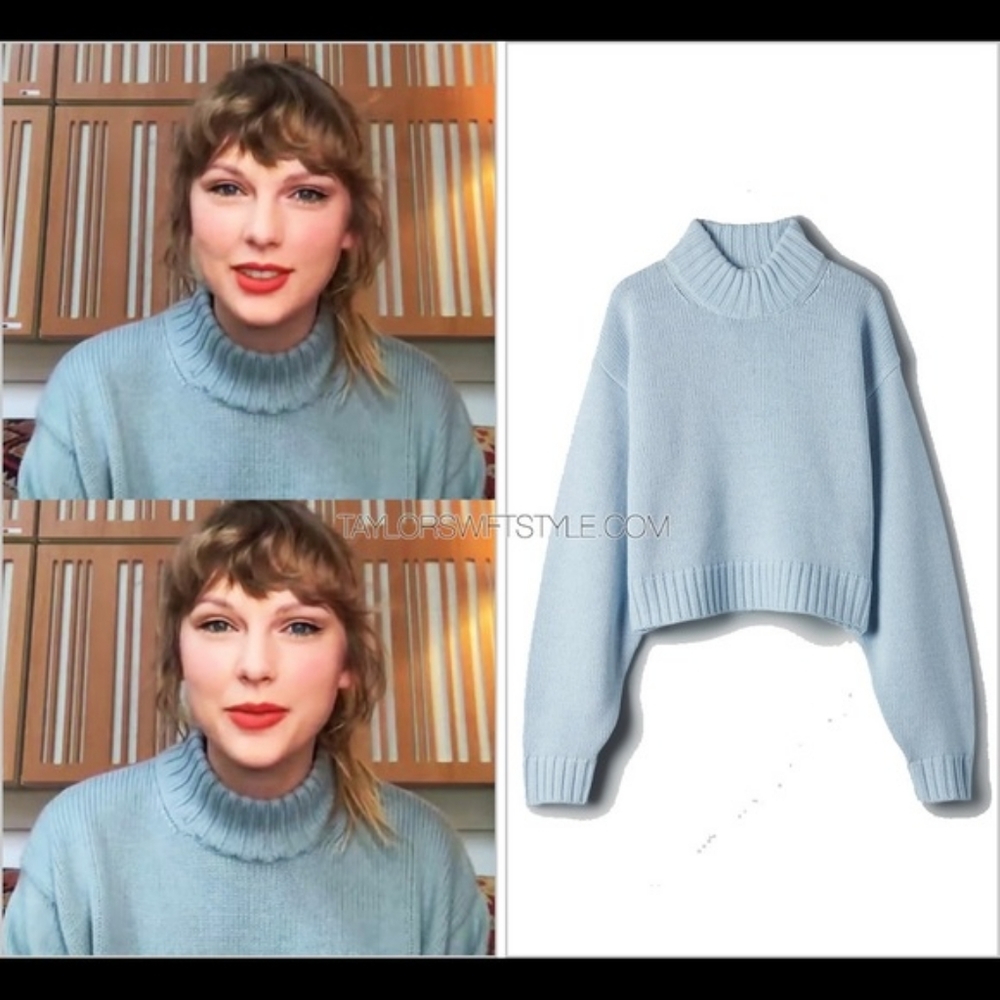 LAST CHANCE!!** Wilfred Free Aritzia Blue Heinen Sweater ASO Taylor Swift